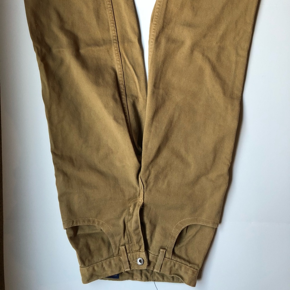 Vintage tan wide leg pant